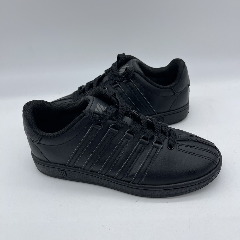 K-Swiss 53343-001-M Preschool Classic VN Shoes Youth Size 2 Black/Black Sneakers